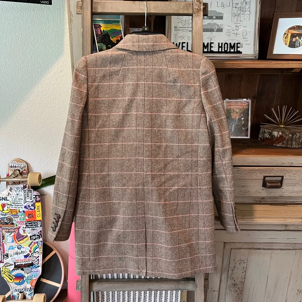 Madewell women’s Larsen blazer plaid jacket size XXS - Picture 4 of 12